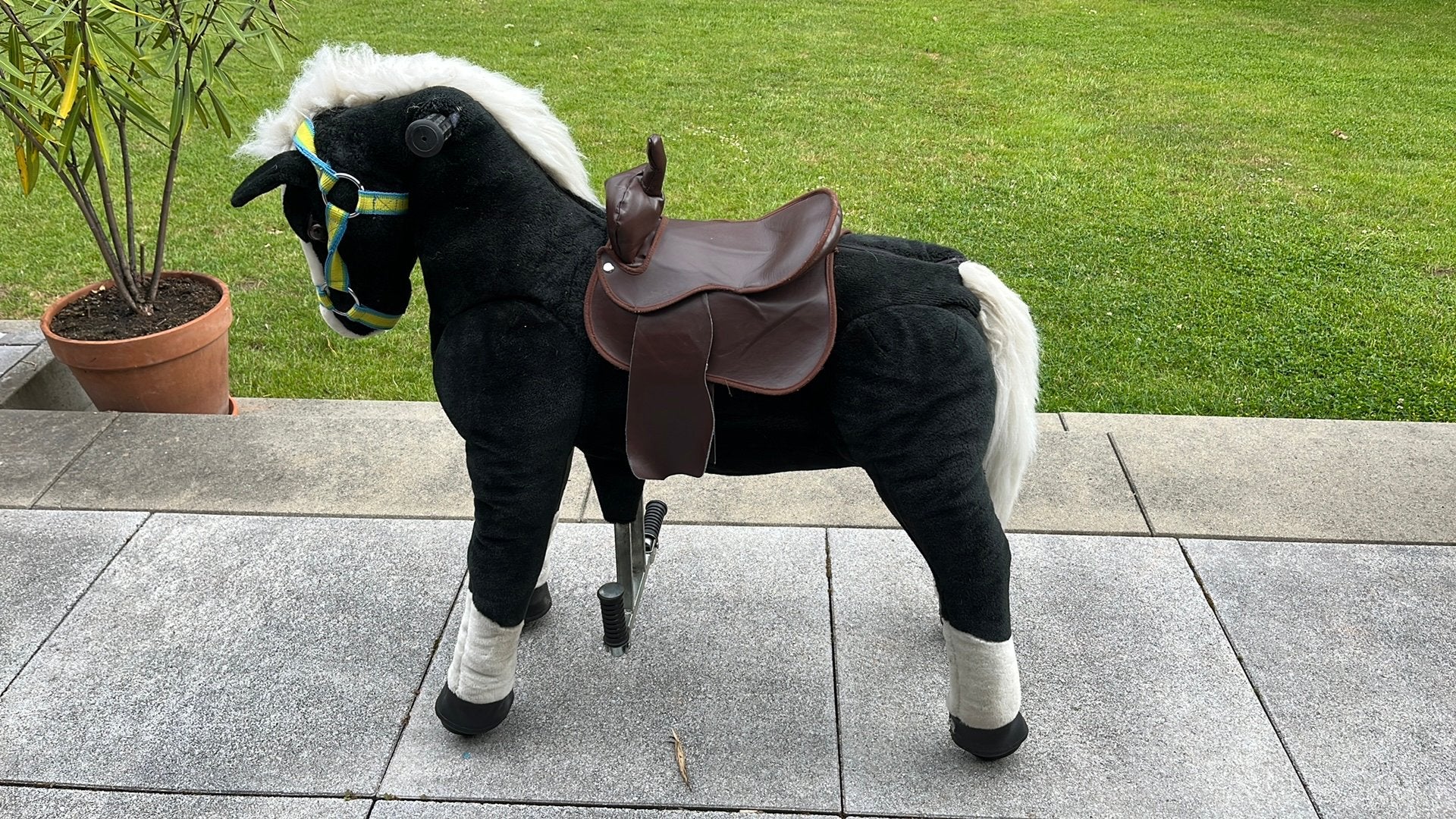 Paard zelfrijdend, Ophalen, Gebruikt