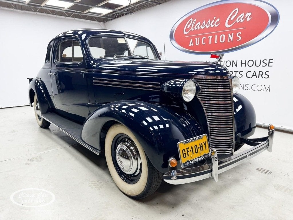Chevrolet OVERIGE MASTER DELUXE Sport Coup‚ - ONLINE AUCTI, Chevrolet, Blauw, Bedrijf, Handgeschakeld
