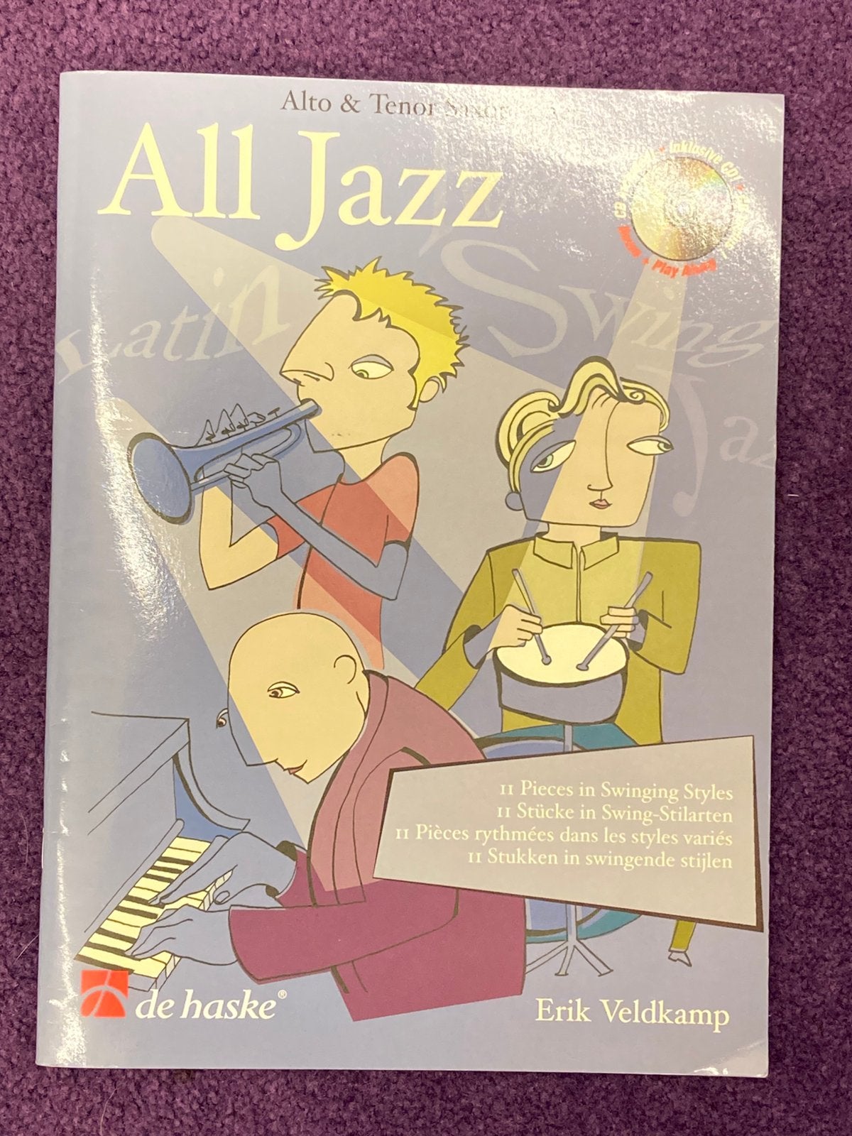 All Jazz, Erik Veldkamp, Muziek en Instrumenten, Bladmuziek, Gebruikt, Ophalen of Verzenden, Populair, Saxofoon