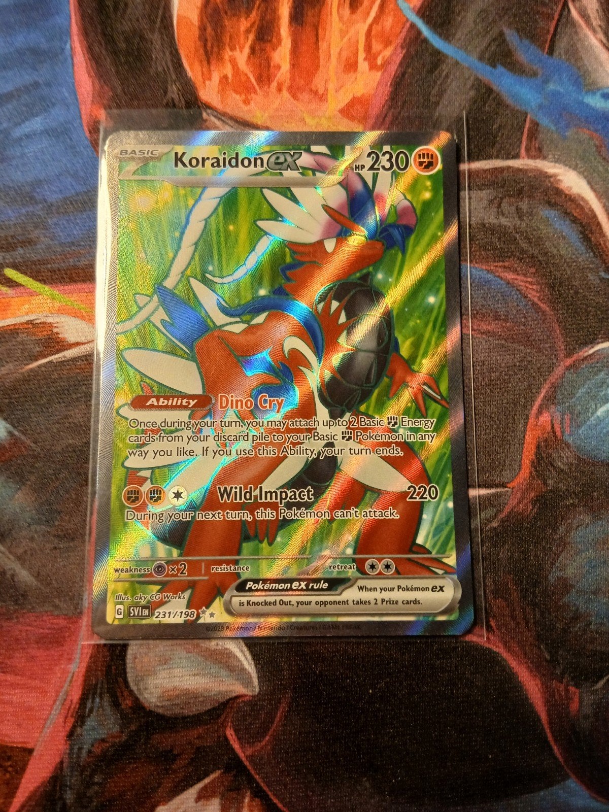 koraidon ex 231/198, Ophalen, Zo goed als nieuw