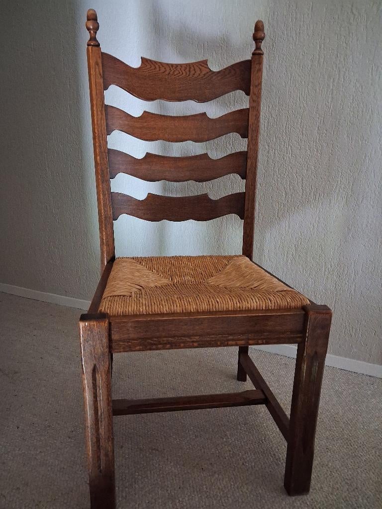 Stoelen, Ophalen, Gebruikt, Bruin, Vijf, Zes of meer stoelen