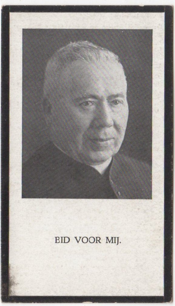 pastoor Johannes van Gelder 1865 Leeuwen + 1939 Tilburg, 74, Ophalen of Verzenden