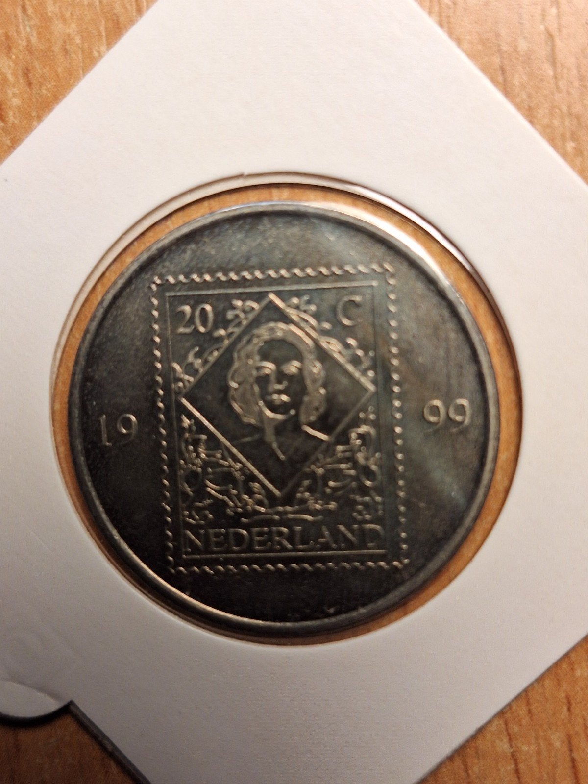 NEDERLAND postzegel penning 1999 (#4a), Postzegels en Munten, Munten | Nederland, Ophalen of Verzenden, Koningin Beatrix