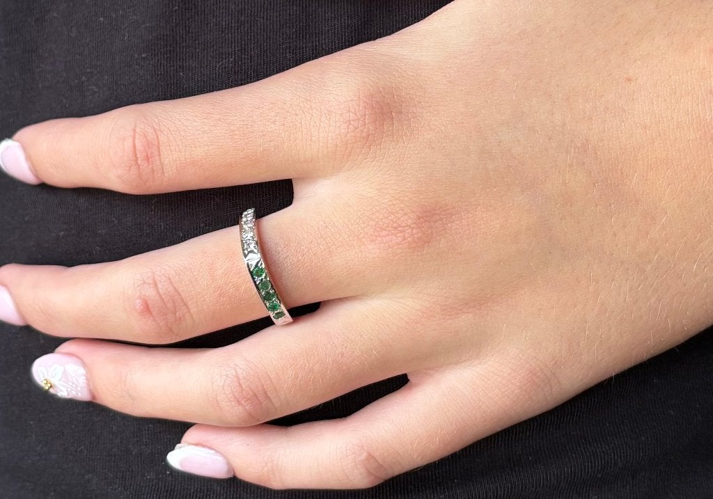 Diamant robijn smaragd saffier 18k ring goud luxe briljant