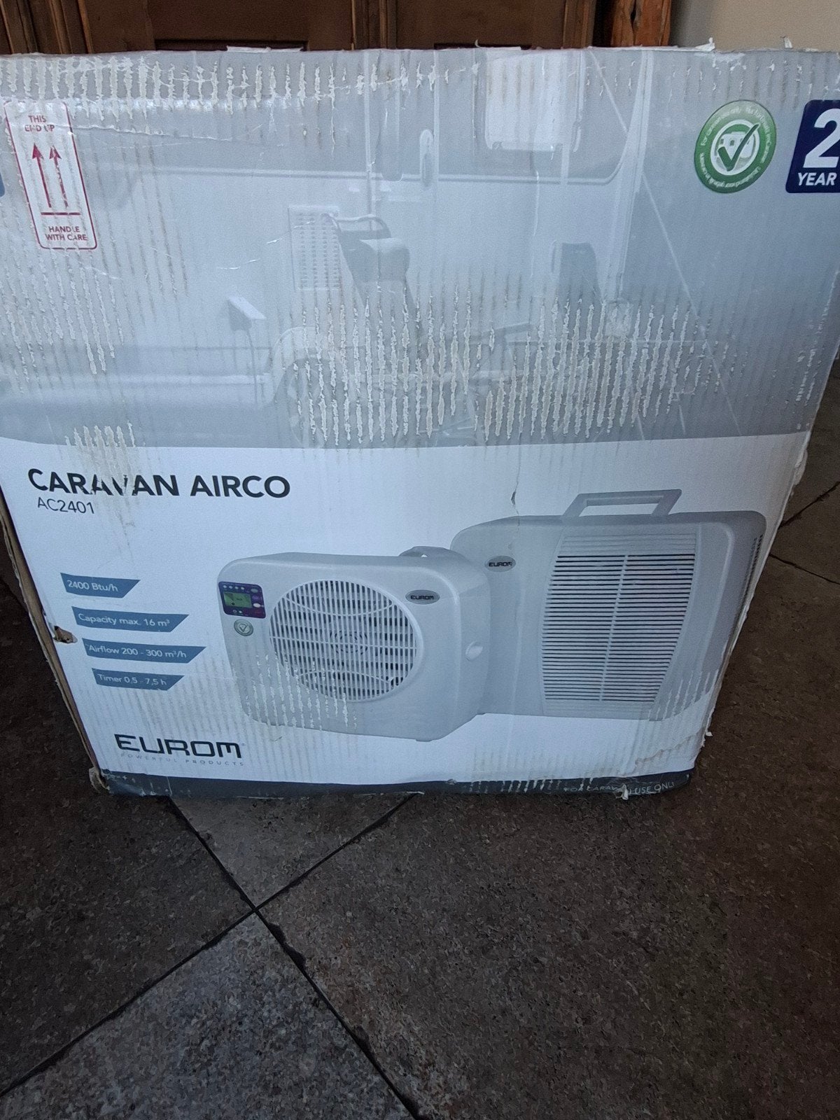 ac 2401 mobiele caravan/camper airco, Ophalen