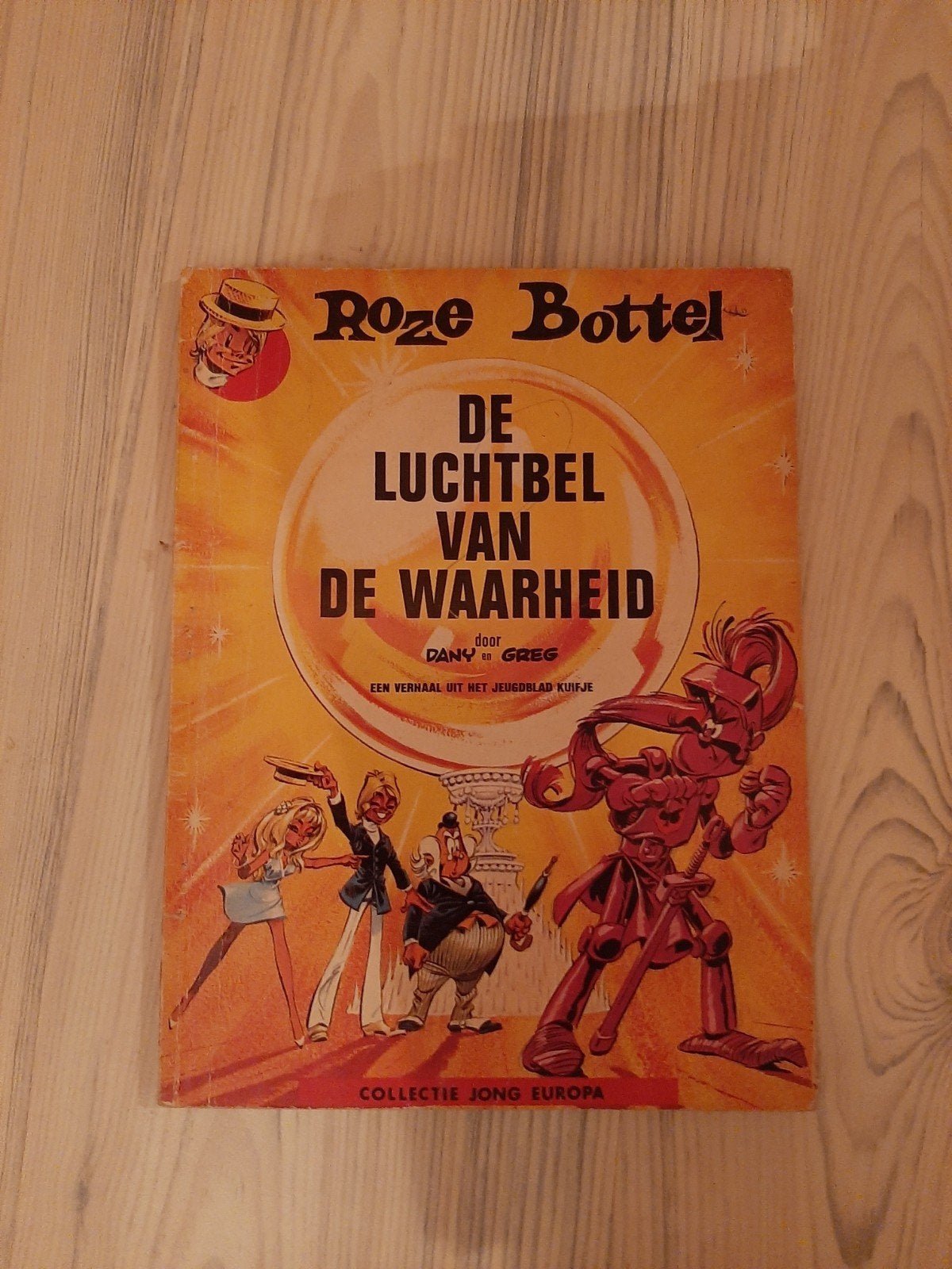 Roze Bottel: De Luchtbel van de Waarheid (Cectie Jong Eur, Boeken, Stripboeken, Eén stripboek, Ophalen of Verzenden, Gelezen, Dany en Greg