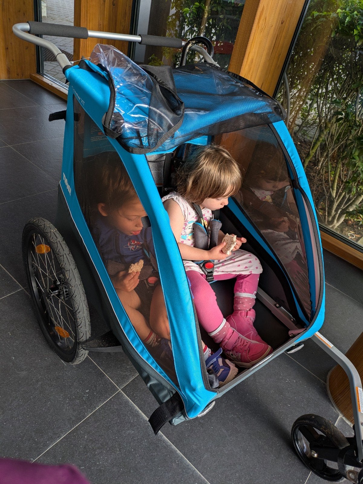 Nieuwe Thule Coaster XT Fietskar & Wandelwagen 2-in-1, Opvouwbaar, Nieuw, Ophalen of Verzenden, 40 tot 60 kg