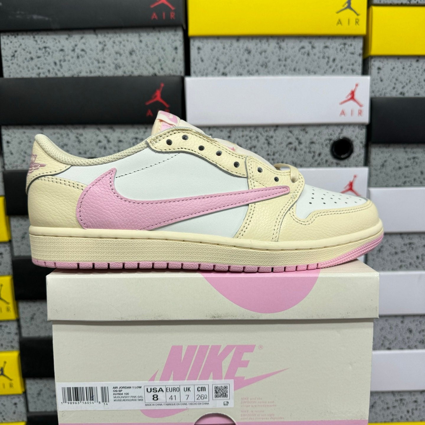 Nike Air Jordan 1 Travis Scott Shy Pink | 36 T/M 47 | Nieuw, Ophalen of Verzenden, Nieuw, Overige kleuren