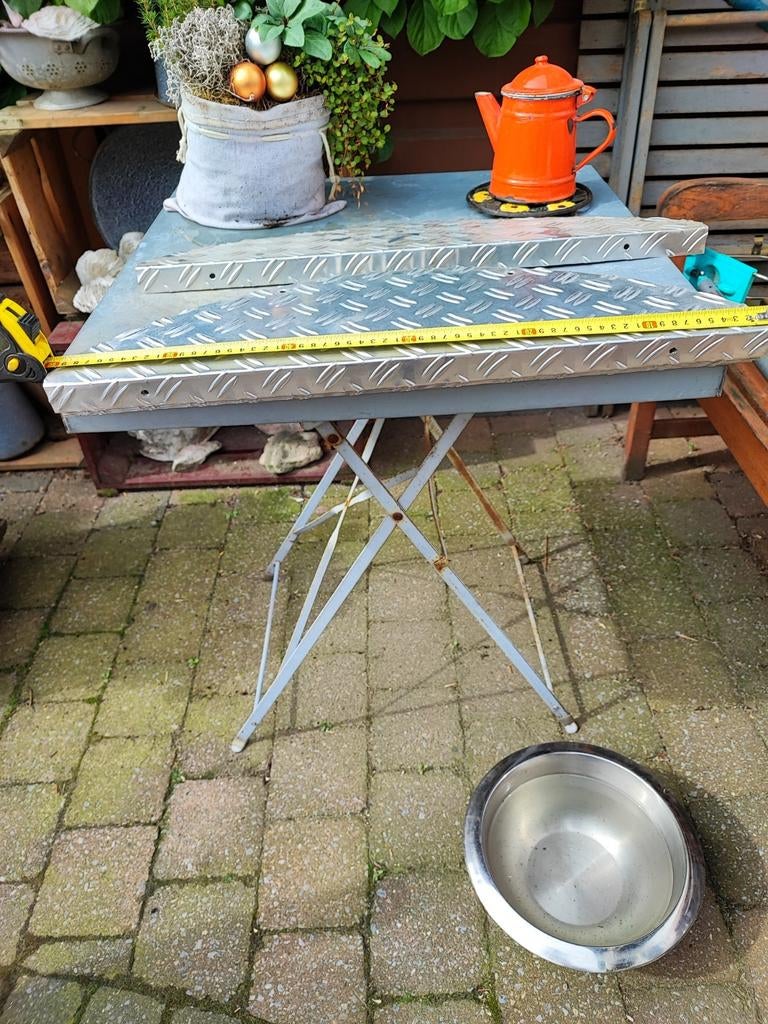 Traptredes uit aluminium, Ophalen of Verzenden, Zo goed als nieuw, Trap, Minder dan 2 meter