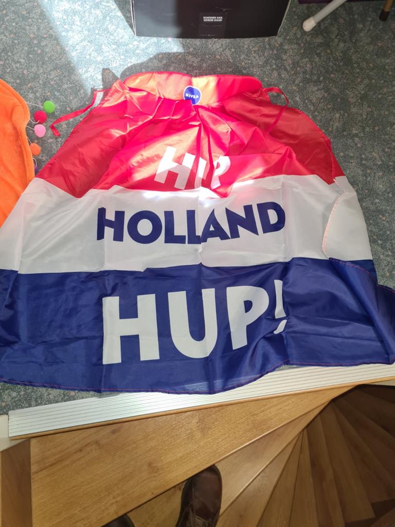 Holland Cape, 3 Feestbrillen & - Oranje Feestset, Ophalen of Verzenden, Nieuw, Oranje of Koningsdag