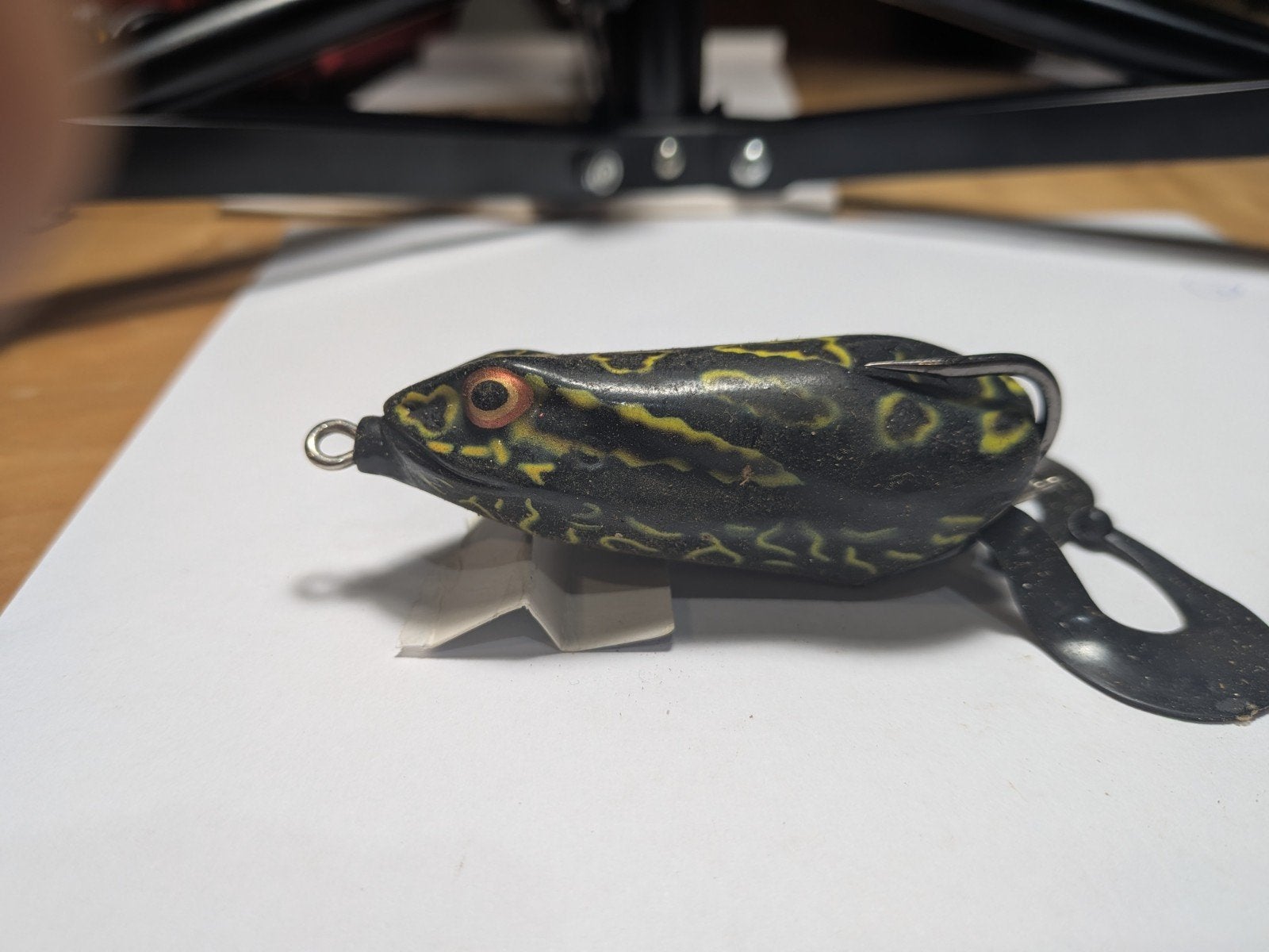 SPRO topwater kikker / frog – weedless kunstaas snoek, Ophalen of Verzenden, Gebruikt, Kunstaas