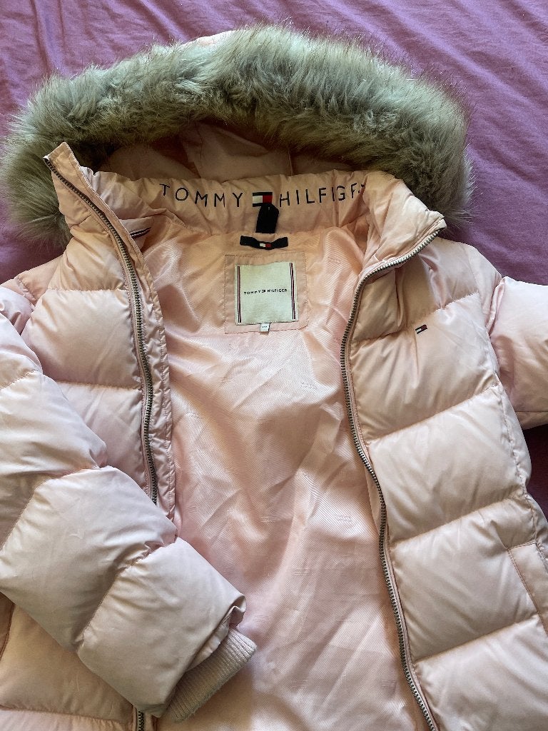 Winterjas TOMMY HILFIGER, Kinderen en Baby's, Kinderkleding | Maat 152, Ophalen, Meisje, Jas, Tommy Hilfiger