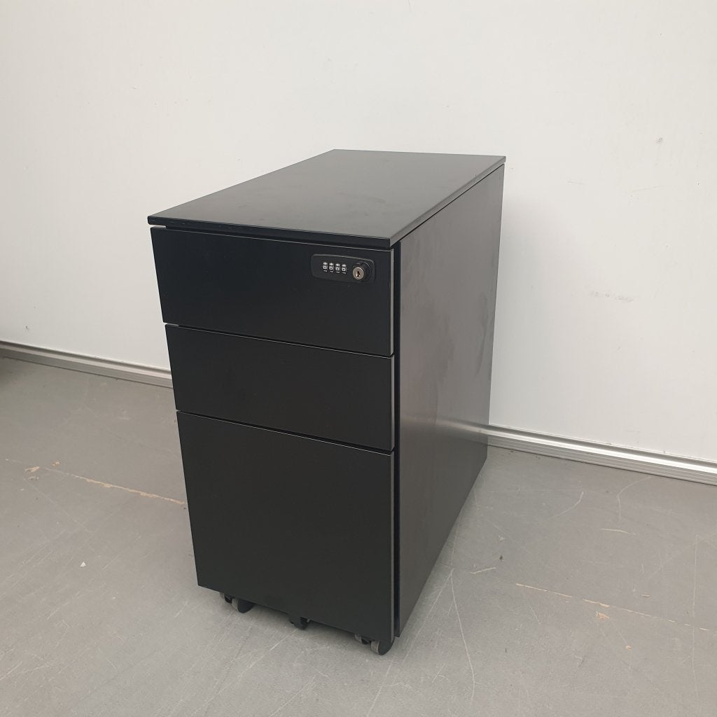 Zwart ladeblok extra smal - 60x30x52 cm (slot werkt niet), Niet ingevuld, Gebruikt, Niet ingevuld, Niet ingevuld