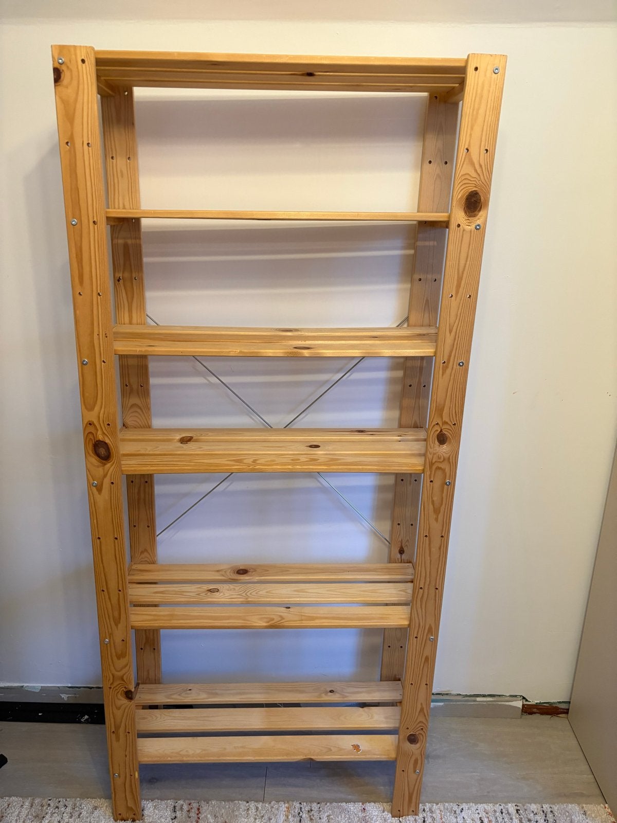 IKEA HEJNE Houten Opbergrek - 171 cm hoog, Ophalen, Zo goed als nieuw