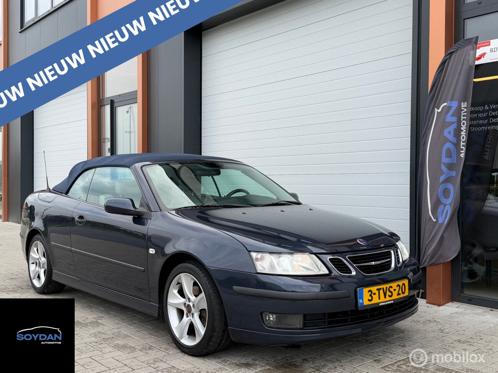 Saab 9-3 Cabrio 1.8t Vector | CABRIO | NAVI | 6 BAK | DEALER, Auto's, Saab, Voorwielaandrijving, 1998 cc, Gebruikt, Leder
