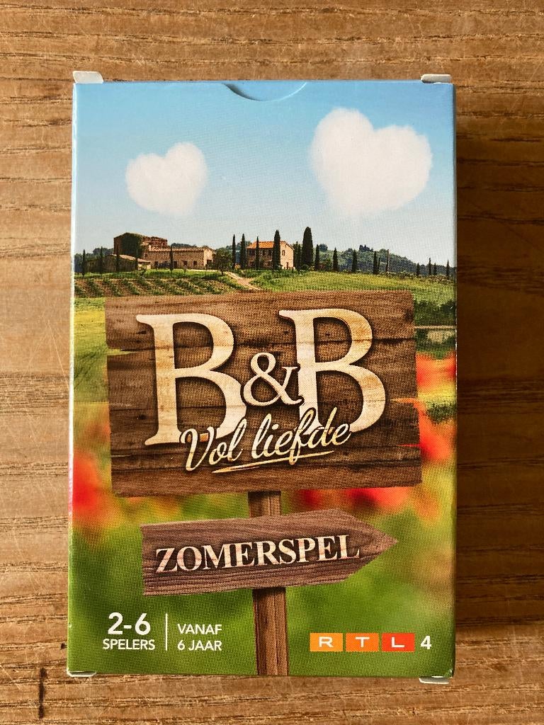 B&B vol liefde zomerspel kwartet (2-6 spelers, 6+jaar) nieuw, Ophalen of Verzenden, Nieuw, Kwartet(ten)