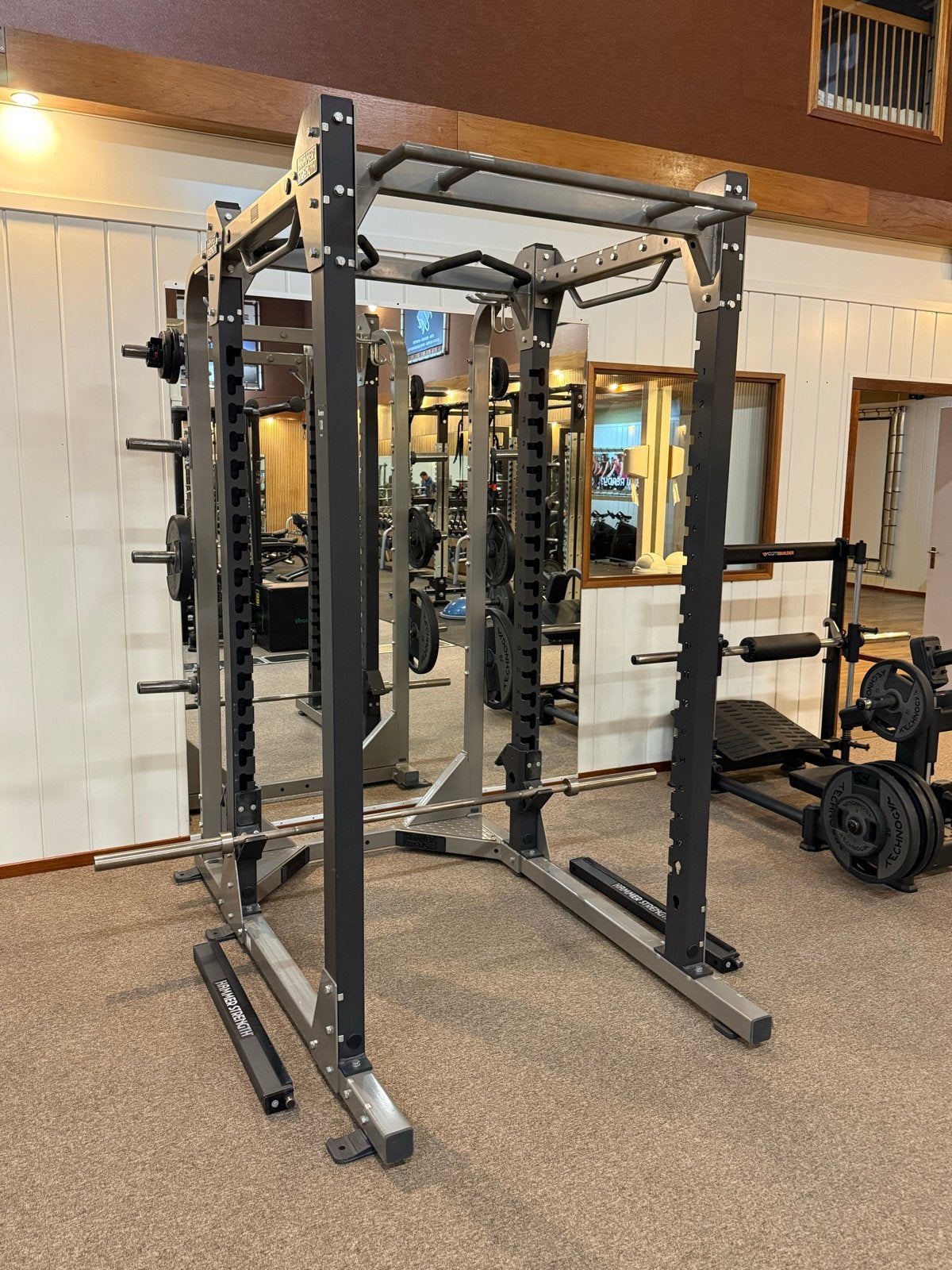 Powerrack Hammer Strength Krachtstation Power Rack, Ophalen, Krachtstation, Armen, Zo goed als nieuw