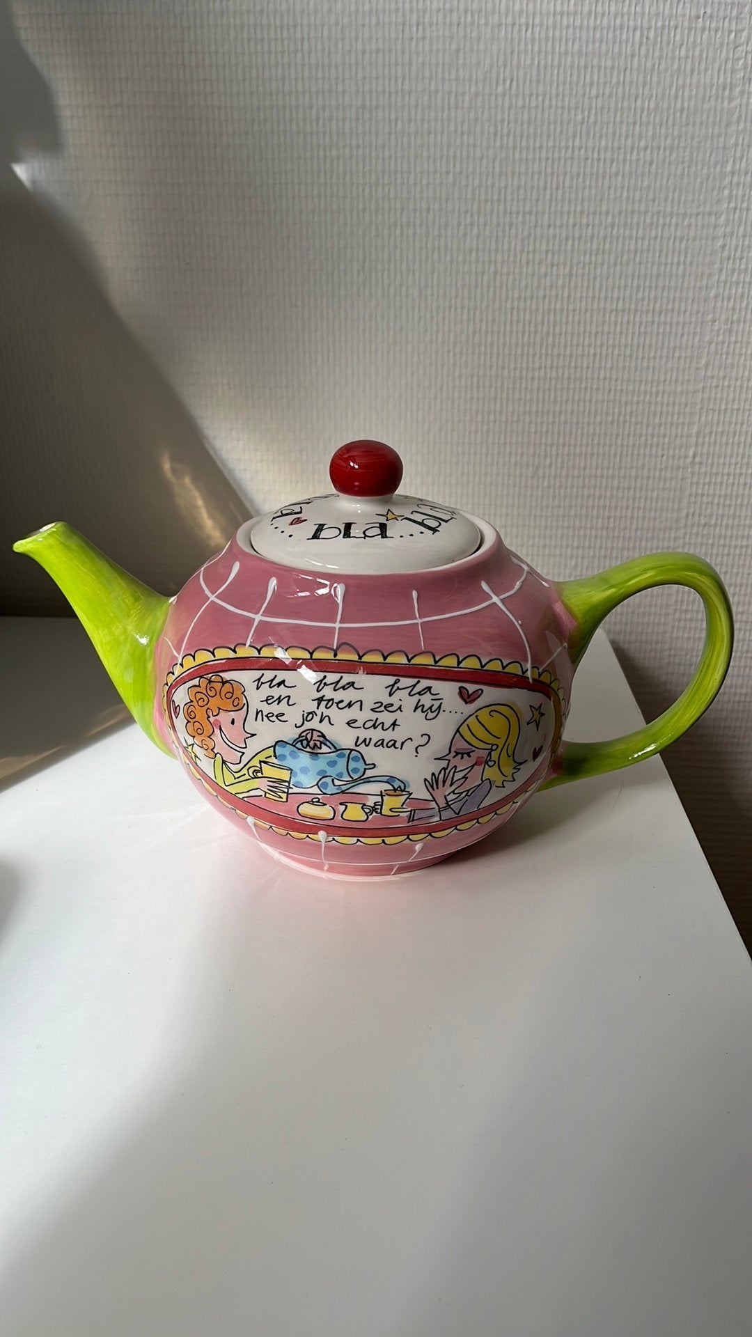 Blond Amsterdam theepot, Ophalen of Verzenden, Nieuw, Theepot