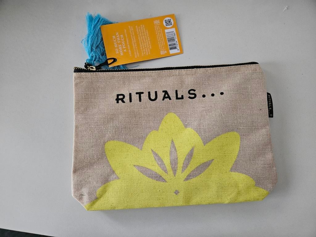 Rituals make-up tasje toilettasje. Tiny miracles. NIEUW, Ophalen of Verzenden, Nieuw, Beige, Dame