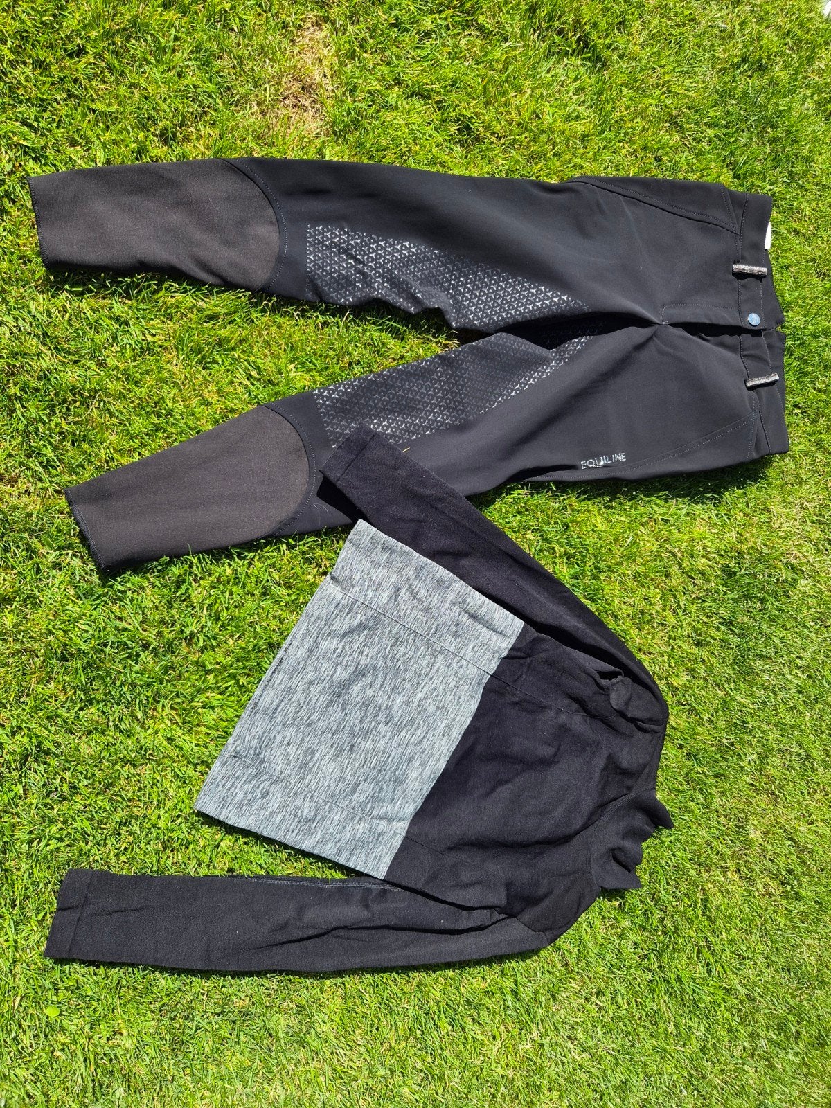 zwarte set equiline, Ophalen of Verzenden, Zo goed als nieuw, Dressuur, Onderkleding