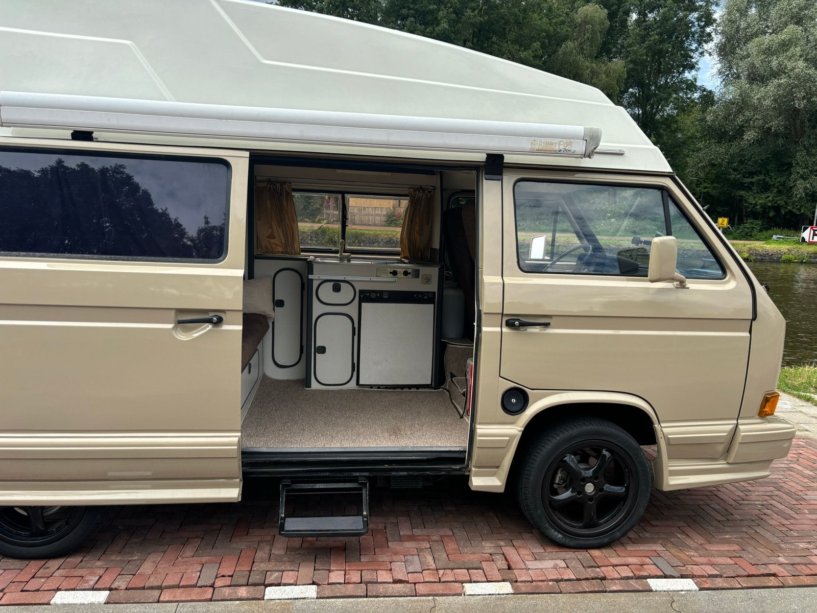 Originele VW T3 Camper Diesel 1988 - Goed Onderhouden, Caravans en Kamperen, Buscamper of Camperbus, Volkswagen, Particulier, Tot en met 4