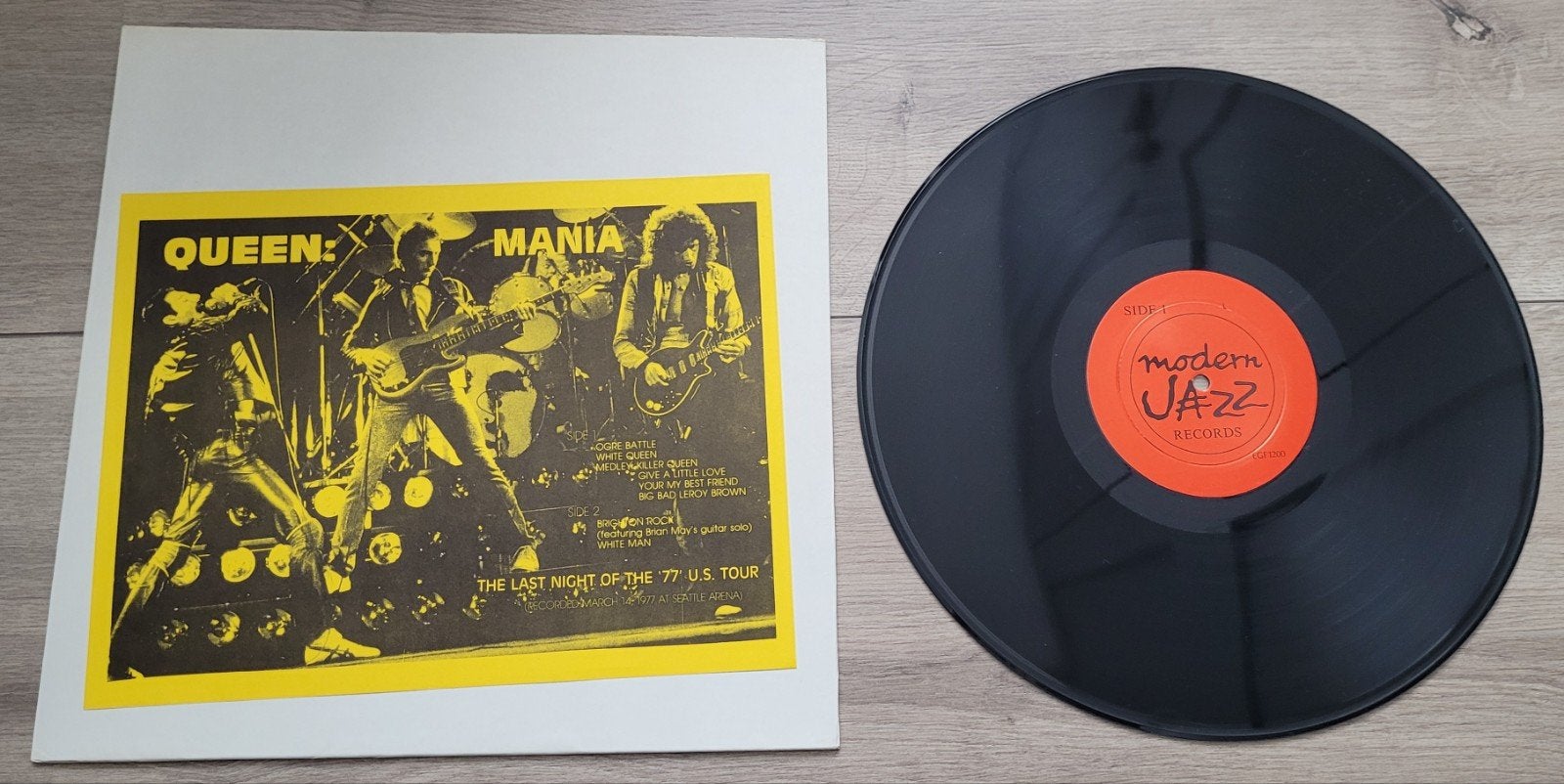 Queen bootleg Mania, Cd's en Dvd's, Ophalen of Verzenden, Gebruikt, 12 inch, Poprock