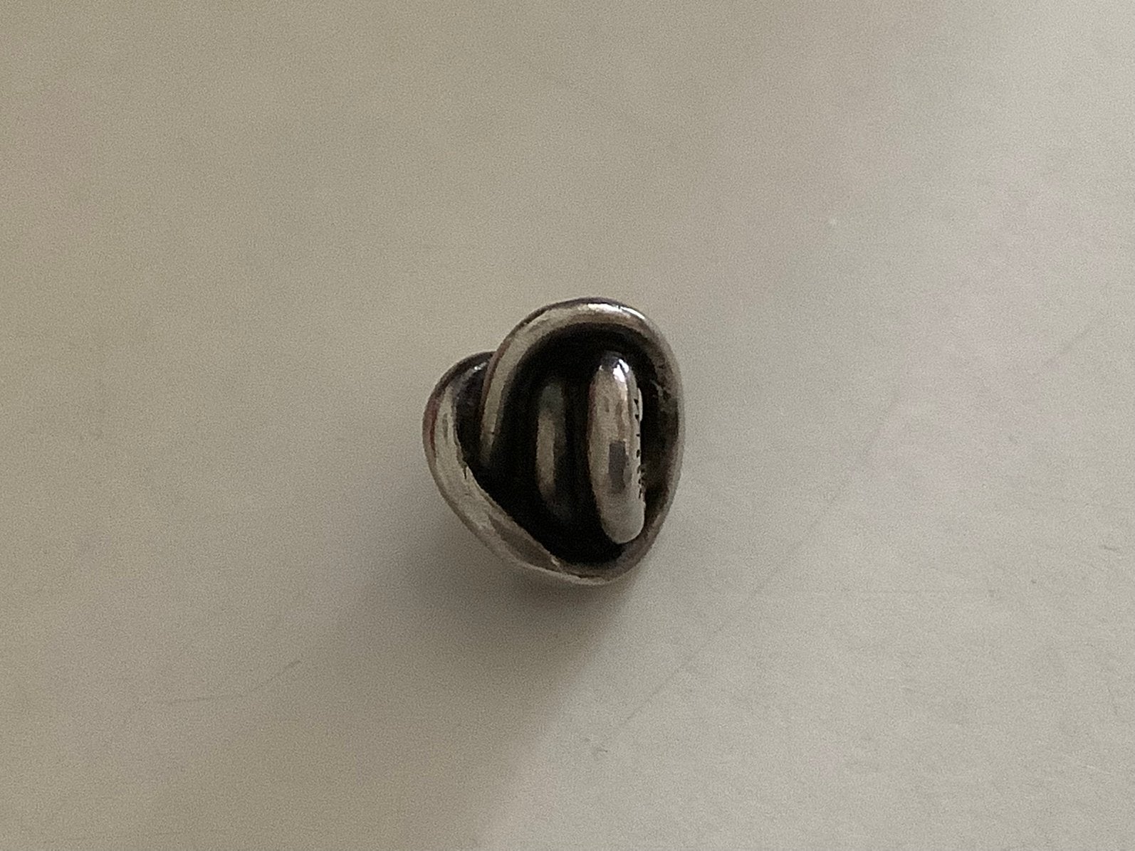Tollbeads geluksknoopje, zilver., Ophalen of Verzenden, Zo goed als nieuw, Zilver, Trollbeads