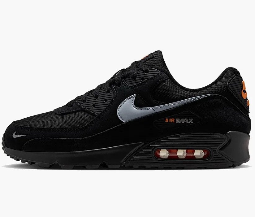 Nike Air Max 90 ‘Black Metallic Orange’ - maat 40, Product.Safety.ENEA@nike.com, Zwart, Nike, Nieuw