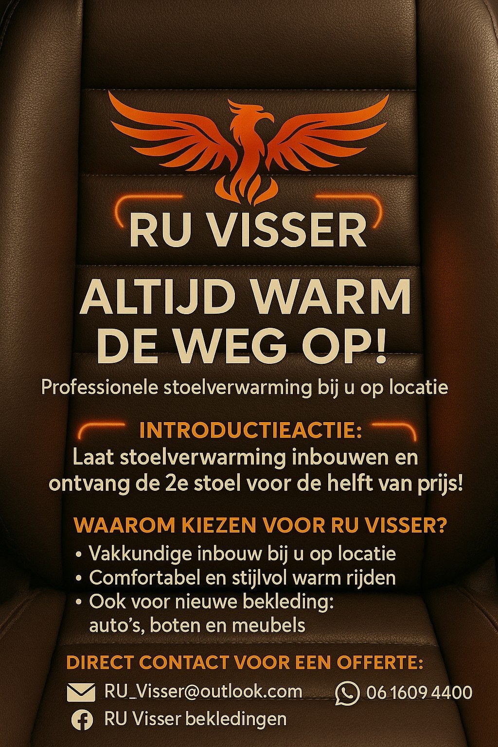 inbouw stoelverwarming, Auto diversen, Ophalen, Nieuw