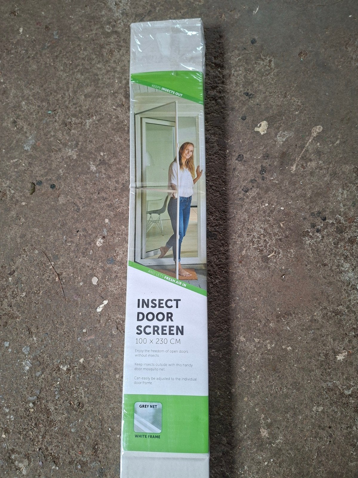 Nieuwe Insecten Hordeur 100x230 cm - Wit Frame, 215 cm of meer, Hordeur, Nieuw, Metaal