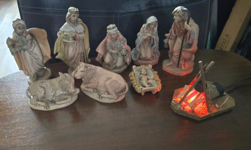 Kerststal beelden, Ophalen of Verzenden, Zo goed als nieuw