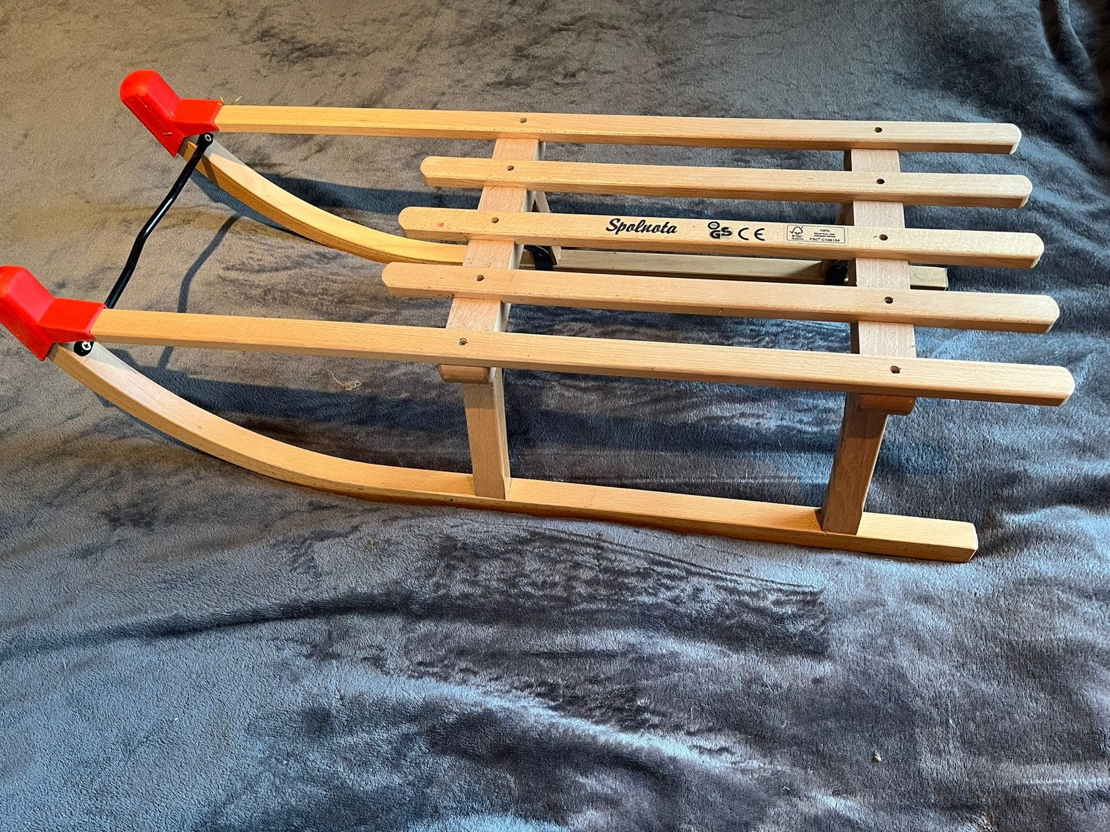 Houten slee Spoluota - Zo goed als nieuw, Ophalen, Zo goed als nieuw, Hout