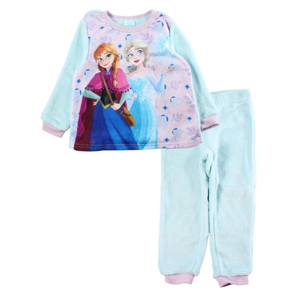 Disney Frozen Fleece Pyjama Bleu - Mt 98-104-110-116-122-128, Kinderen en Baby's, Nacht- of Onderkleding, Disney Frozen, Meisje