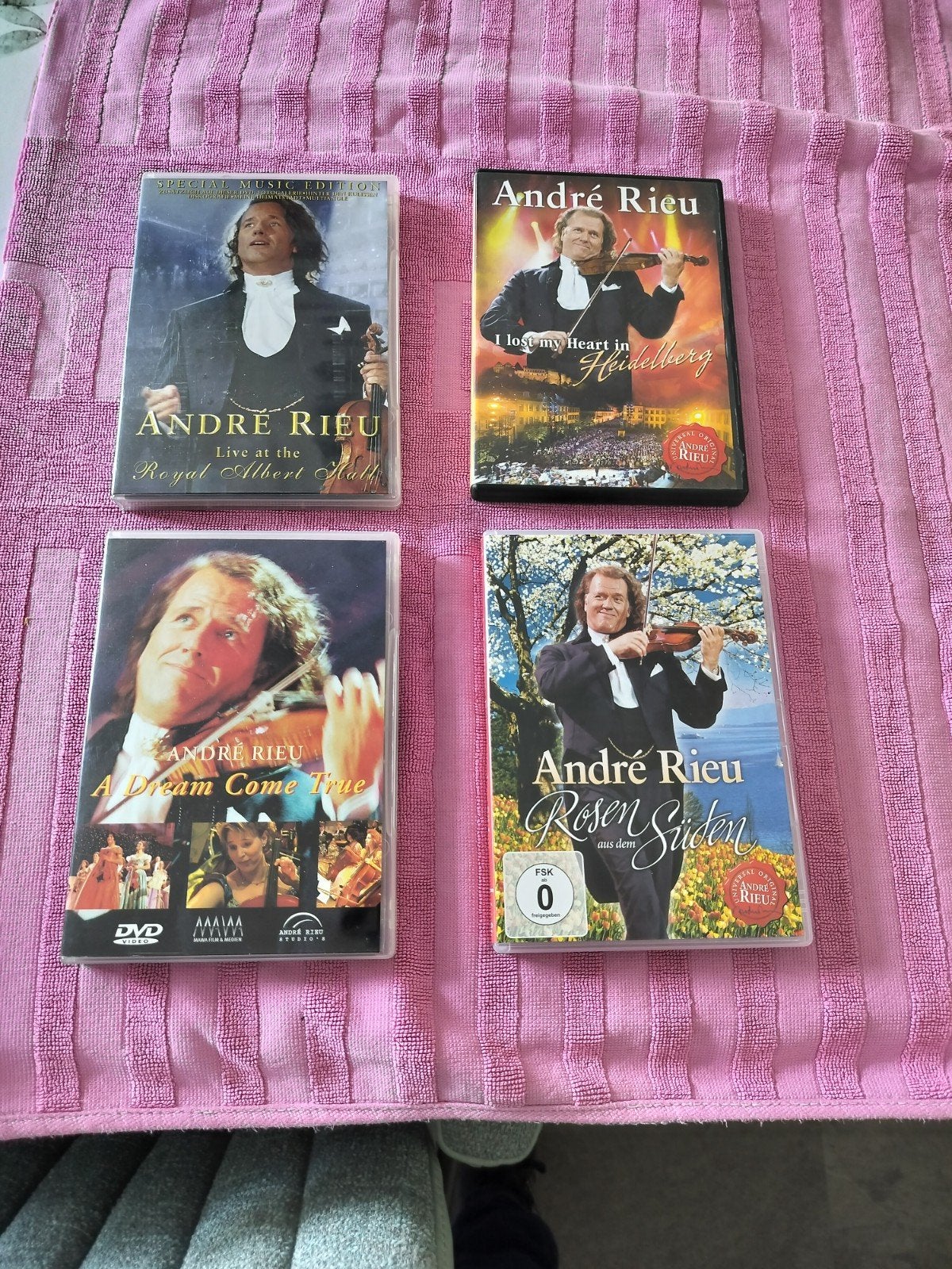 André Rieu DVD Collectie - 8 Live Concerten, Gebruikt, Alle leeftijden, Boxset, Muziek en Concerten