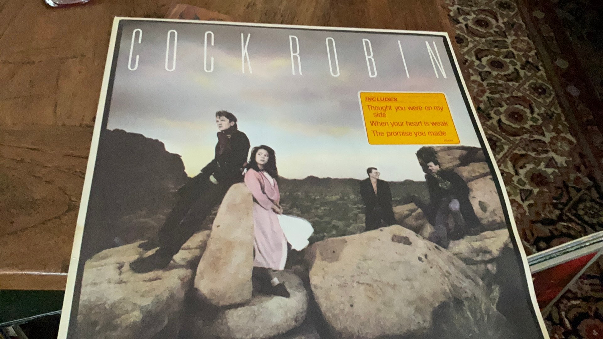 Cock Robin.  Cock Robin, Cd's en Dvd's, Vinyl | Pop, Ophalen of Verzenden, Zo goed als nieuw, Overige formaten
