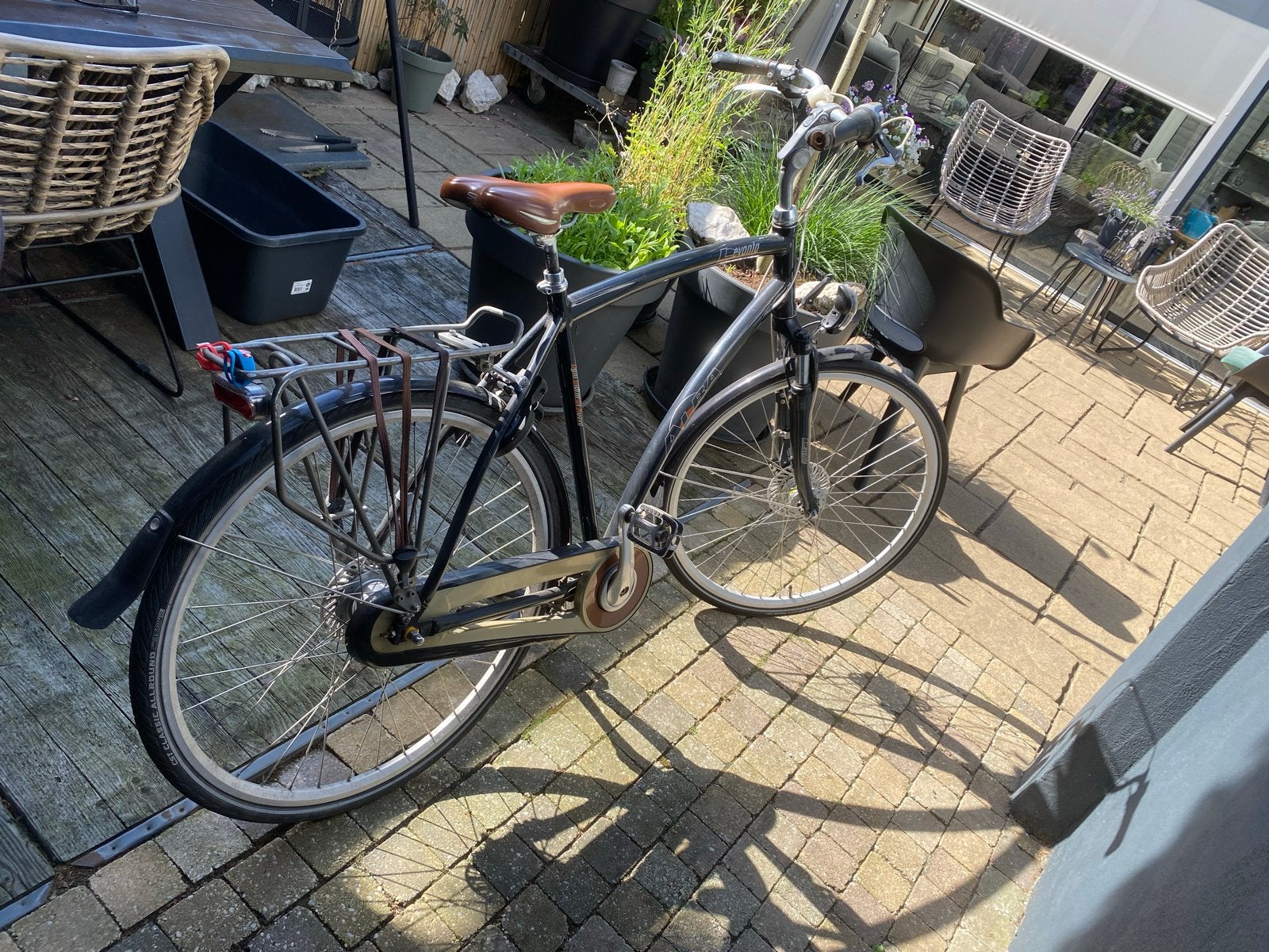 Alba Levanta herenfiets, Fietsen en Brommers, Gebruikt, Versnellingen, Trommelrem, Ophalen