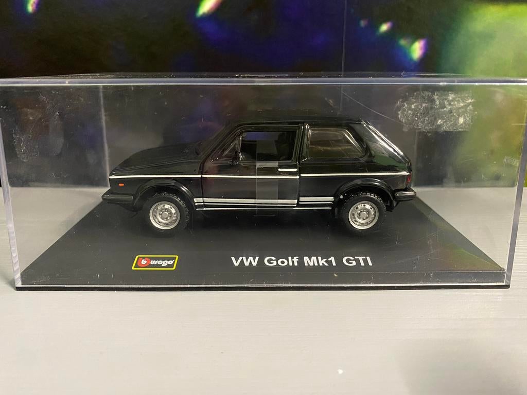 Nieuw: Bburago Volkswagen Golf 1 Mk1 GTI, Schaal 1:24, Ophalen of Verzenden, Nieuw, Auto, Bburago