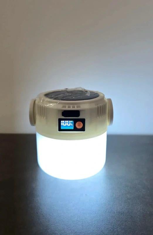 LED Zaklamp Oplaadbaar Solar USB Camping Outdoor, Ophalen of Verzenden, Nieuw, Accu