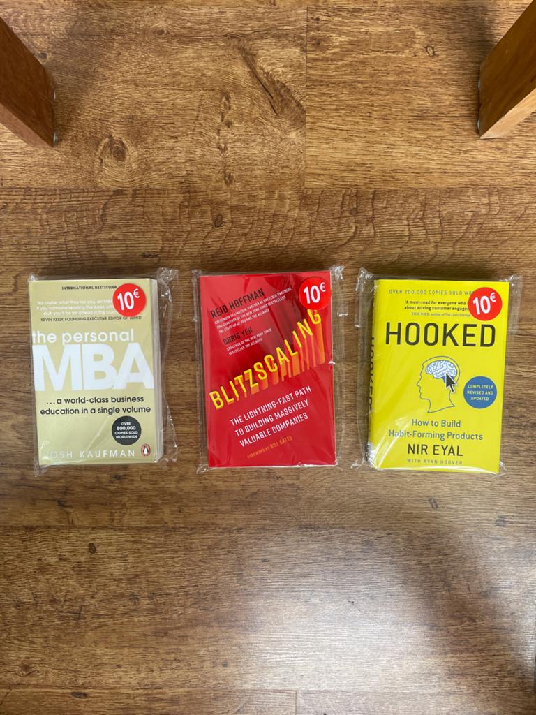 Zakelijke boeken: The Personal MBA, Blitzscaling, Hooked, Ophalen of Verzenden, Zo goed als nieuw, Management