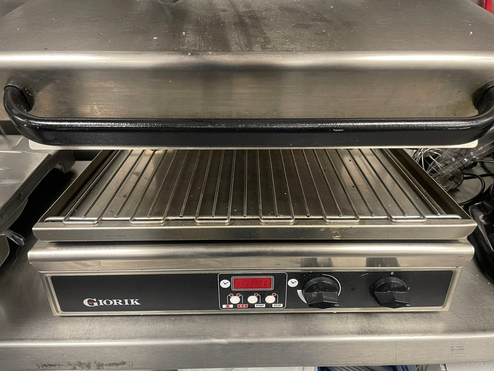 Giorik sh520g salamander elektrisch grill, Ophalen, Gebruikt, Fornuis, Frituur en Grillen