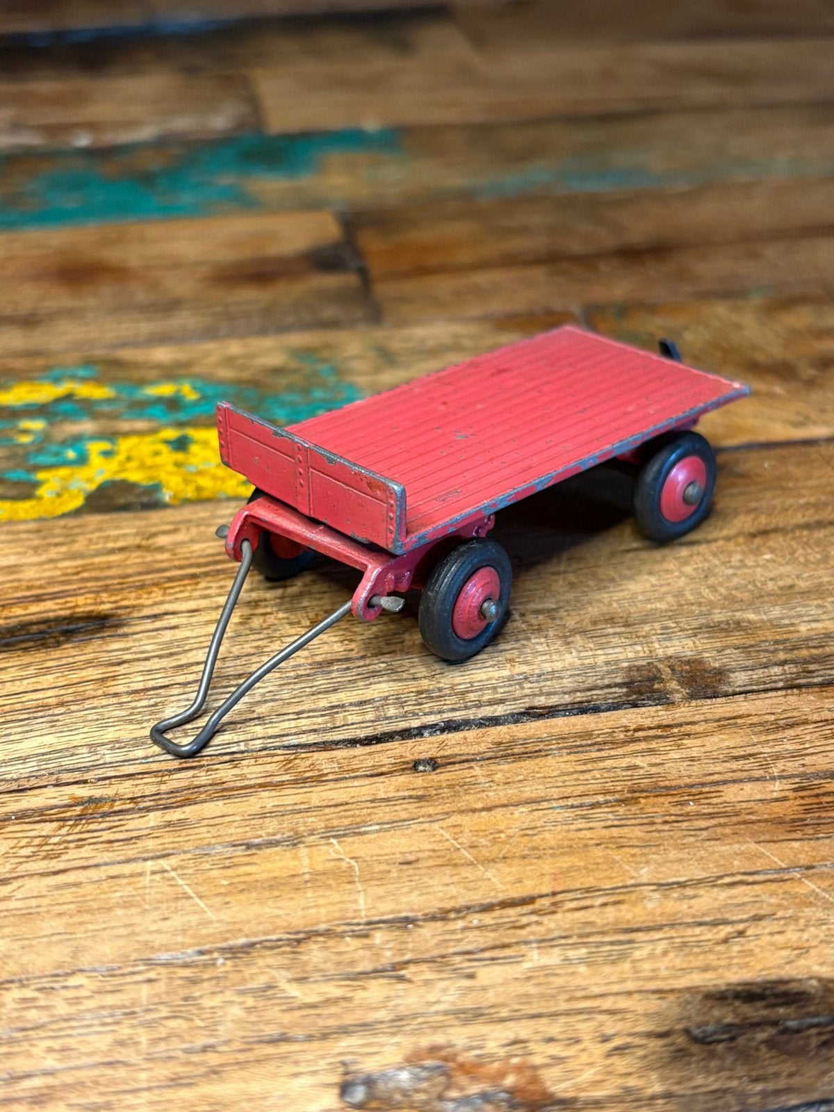 Dinky Toys 25G Trailer rood – origineel vintage Meccano, Ophalen of Verzenden, Gebruikt, Dinky Toys