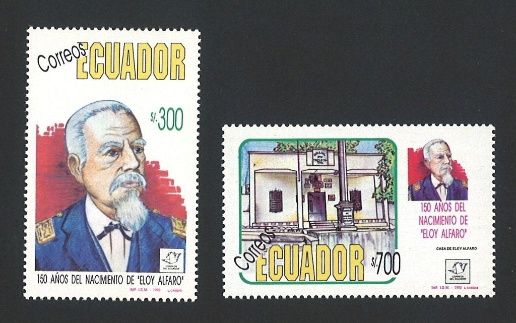 ECUADOR_1992_treinen, Ophalen of Verzenden, Postfris, Treinen