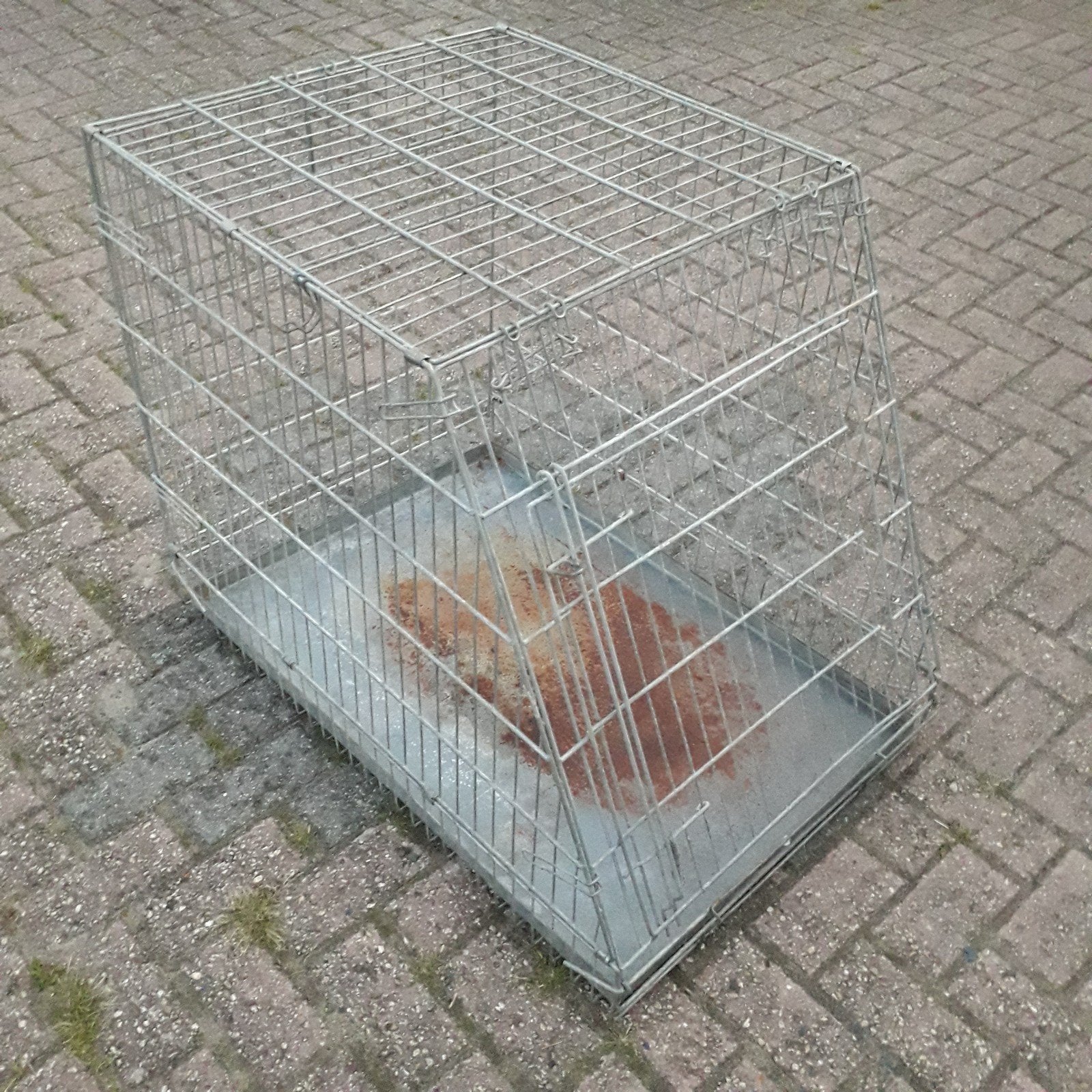 Grote honden bench met schuine ingang handig in de auto, Dieren en Toebehoren, Ophalen, Gebruikt