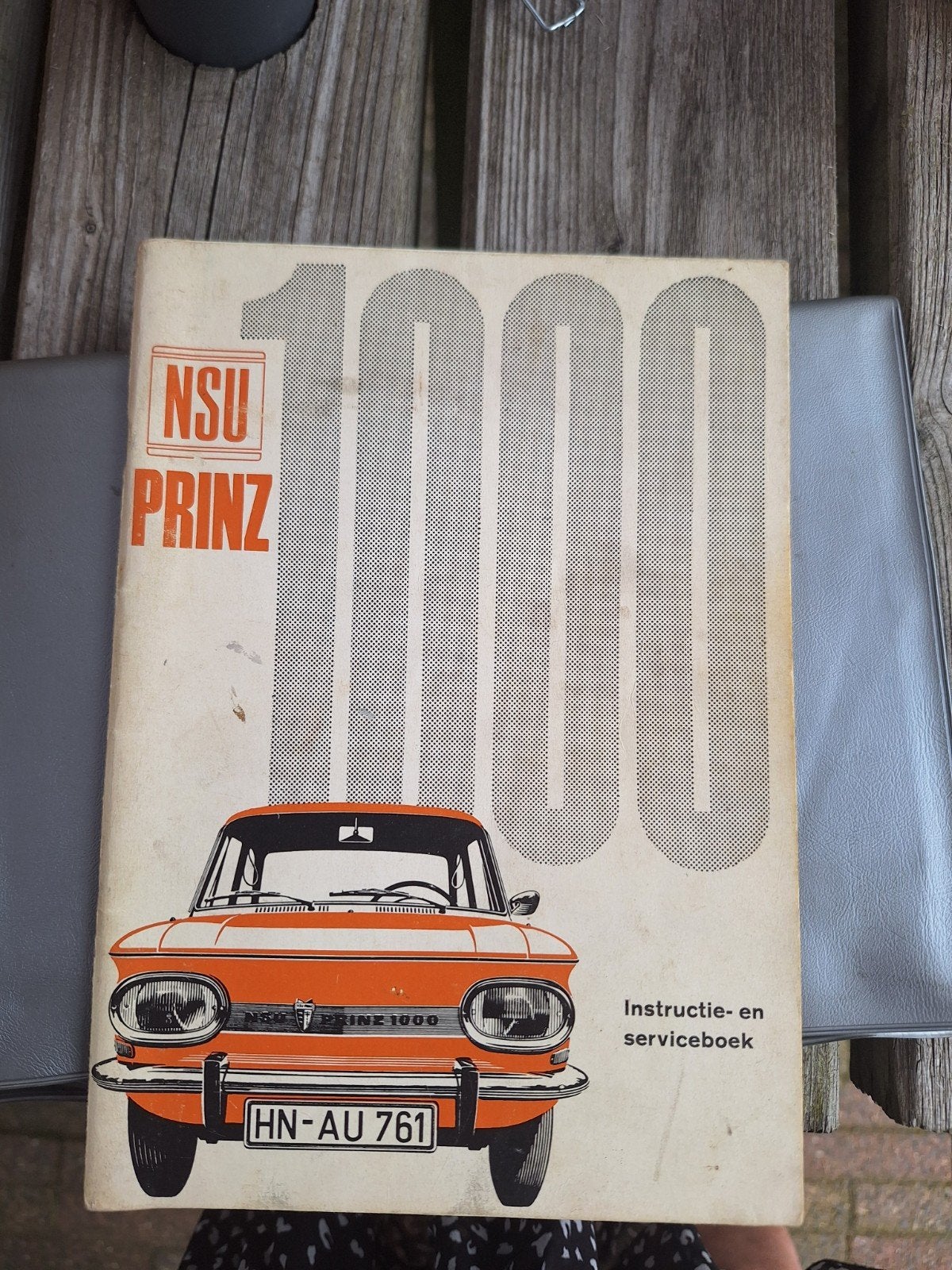NSU Prinz 1000 Instructie- en Serviceboek, Ophalen of Verzenden