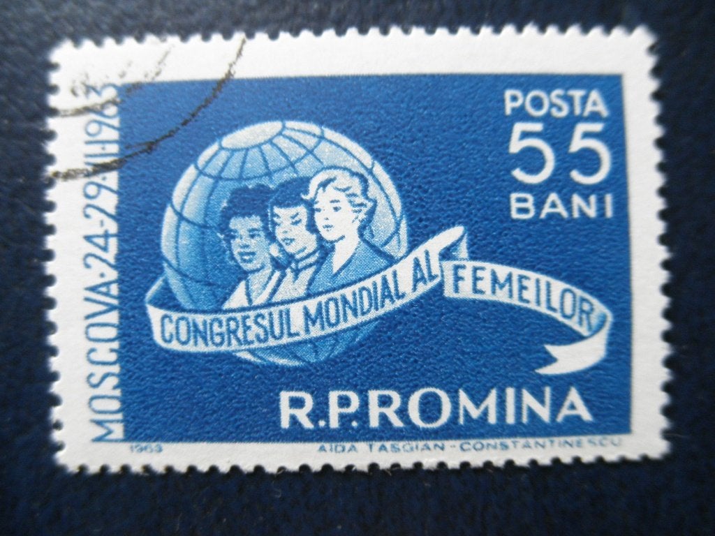 Postzegels Roemenië 1963 vrouwencongres - cat.w. € 0,50., Ophalen of Verzenden, Overige landen, Gestempeld