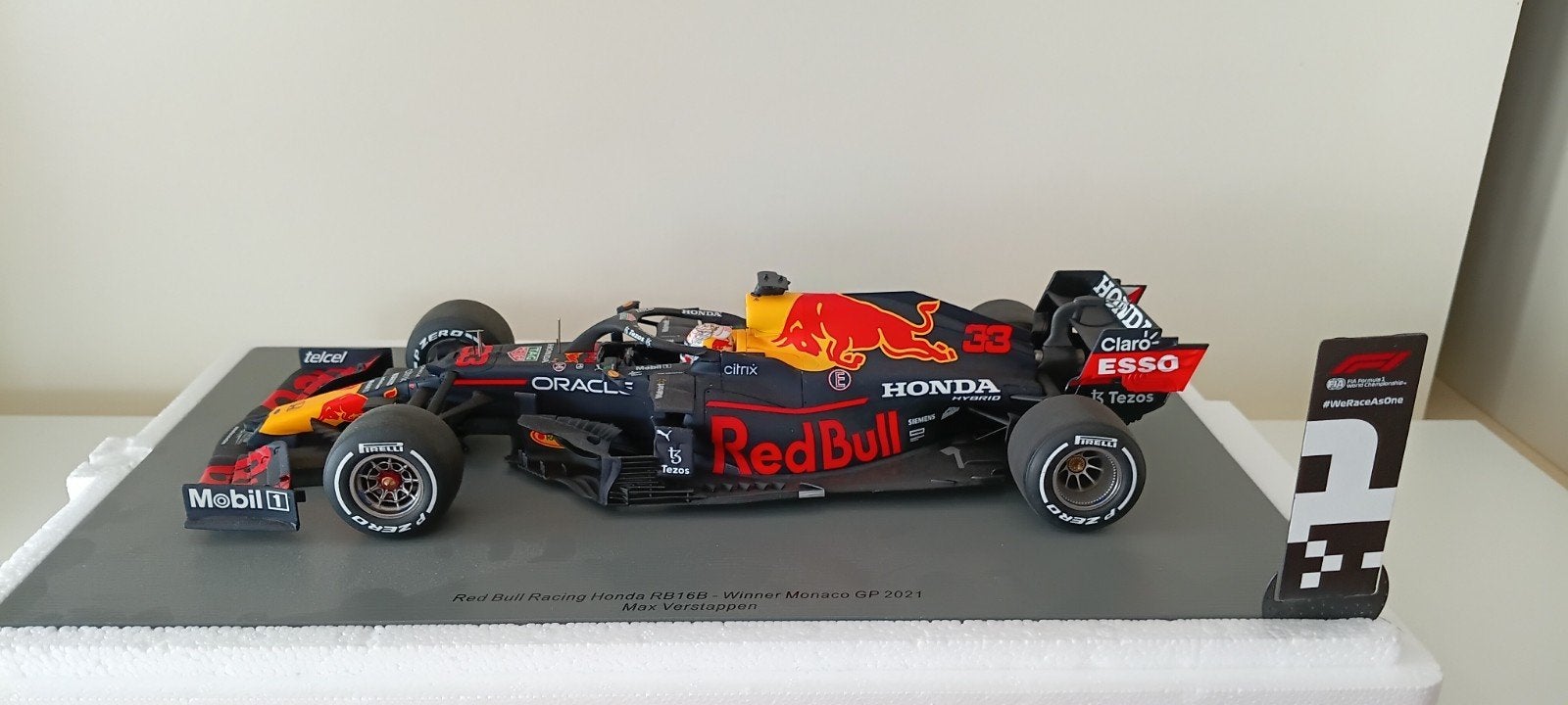 Max Verstappen Honda RB16B Spark 1/18, Ophalen of Verzenden, Nieuw, Auto, Overige merken