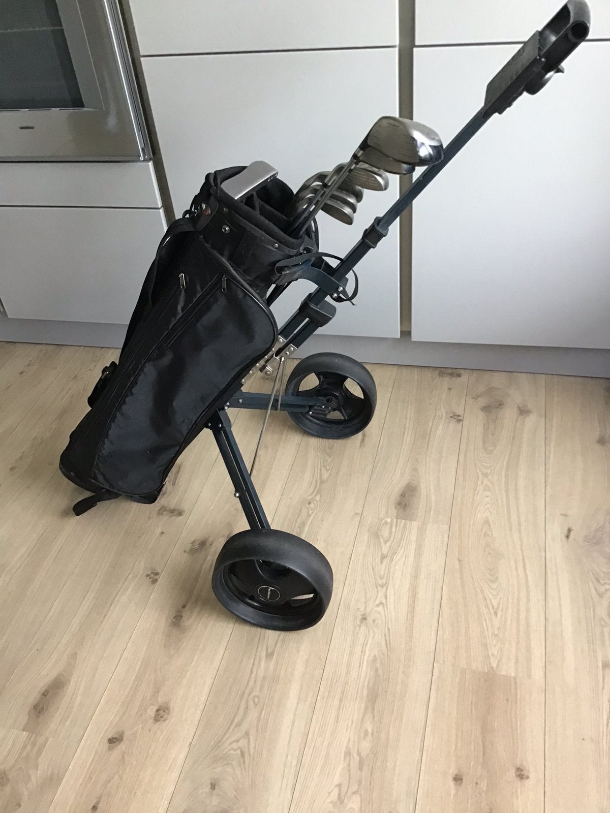 Cobra dames golfset met tas, trolley en Ping putter RH., Ophalen, Gebruikt, Set, Overige merken