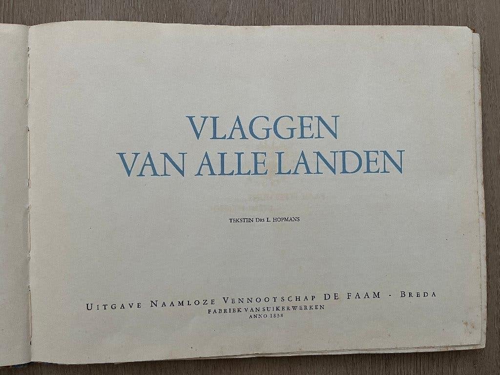 Album - vlaggen van alle landen - De Faam Breda, Ophalen of Verzenden, Plaatjesalbum