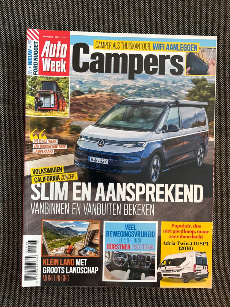 AutoWeek Campers Magazine - Nummer 5 2023, Ophalen of Verzenden, Nieuw, Volkswagen