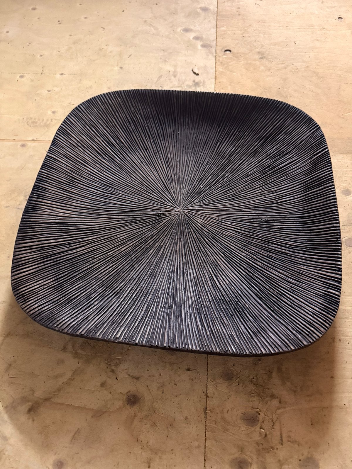 Docoratieve schaal/fruitschaal. 50cm, Ophalen, Gebruikt, Schaal, Vierkant
